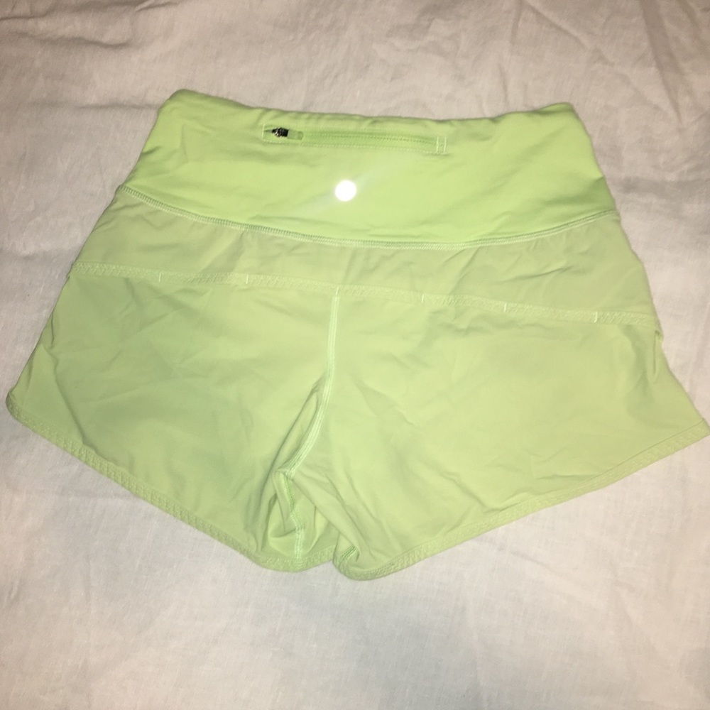 Rare Neon Yellow Lululemon Shorts